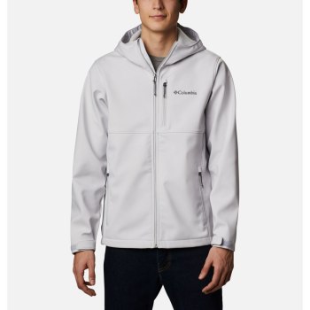 Columbia Ascender Hooded Softshell, Chamarras Grises Para Hombre | 182069-BQZ